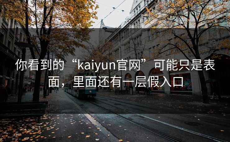 你看到的“kaiyun官网”可能只是表面，里面还有一层假入口